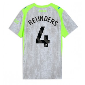 Manchester City Tijjani Reijnders #4 Rezervni Dres za Ženska 2025-26 Kratak Rukavima